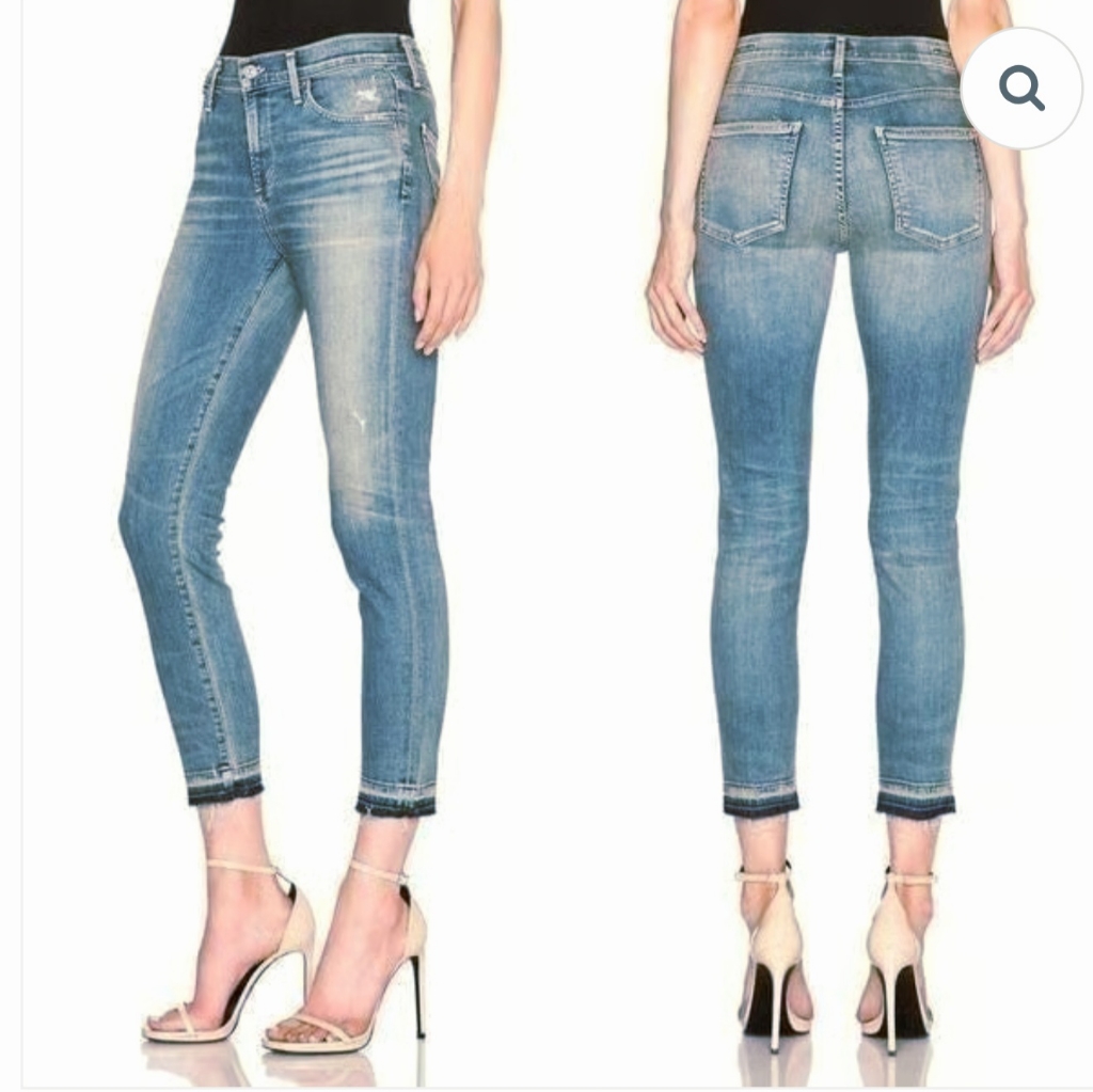 Citizens Of Humanity Premium Vintage Rocket Crop High Rise Skinny